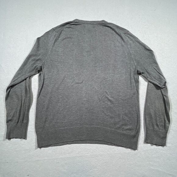 Banana Republic Sweater Men's L Luxury‎ Blend Cashmere Silk Long Sleeve V Neck - Picture 8 of 9